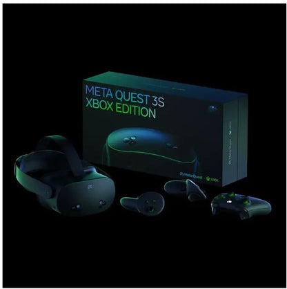 Meta Quest 3s Xbox Edition 128GB Online Game Services Handheld Console Game 3 Months of Xbox Game Pass Ultimate Included Limited-Edition Carbon Black