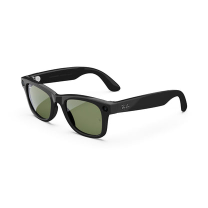 Ray-Ban Meta (Gen 1), Wayfarer, Matte Black | Smart AI Glasses for Men, Women. 12 MP Ultra-Wide Camera, Open-Ear Speakers for Audio, Video Recording and Bluetooth. Grey Lenses. Wearable Tech.
