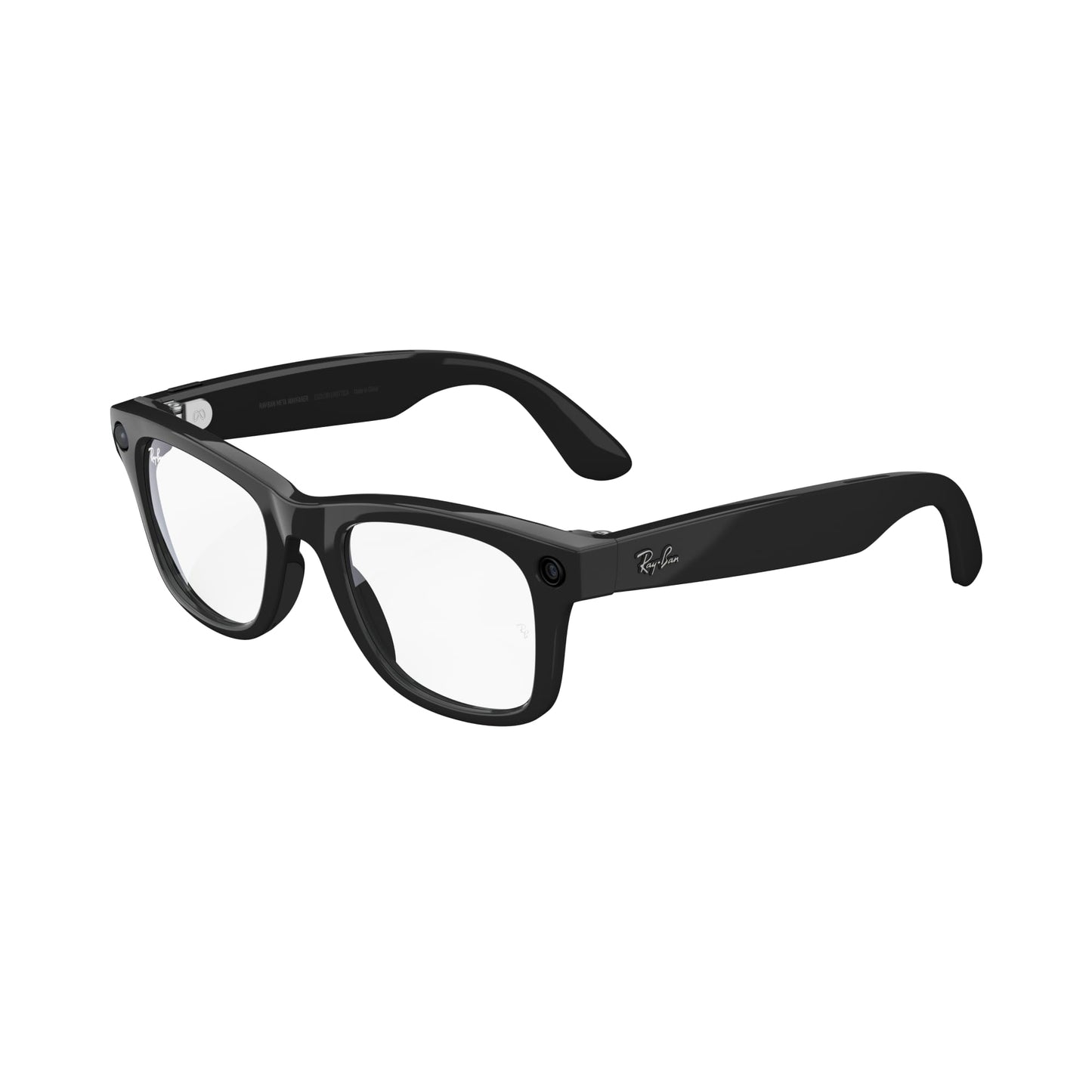 Ray-Ban Meta (Gen 1), Wayfarer, Matte Black | Smart AI Glasses for Men, Women. 12 MP Ultra-Wide Camera, Open-Ear Speakers for Audio, Video Recording and Bluetooth. Grey Lenses. Wearable Tech.