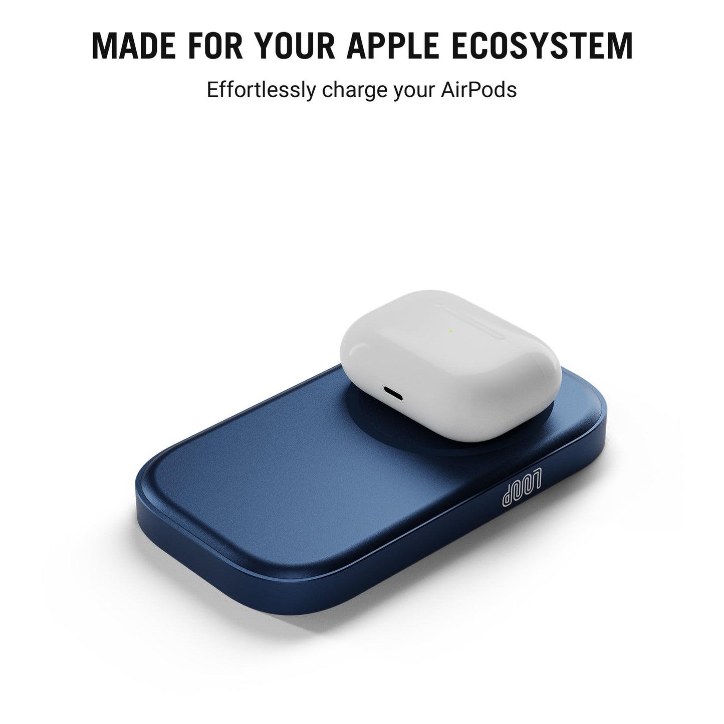 DailyObjects Loop Qi2-Certified 10000 mAh Fast Charging MagSafe-Compatible Wireless Aluminium Power Bank - Black Compatible with iPhone 16, 15,14,13,12 Series | Multi-Layer chipset for Protection