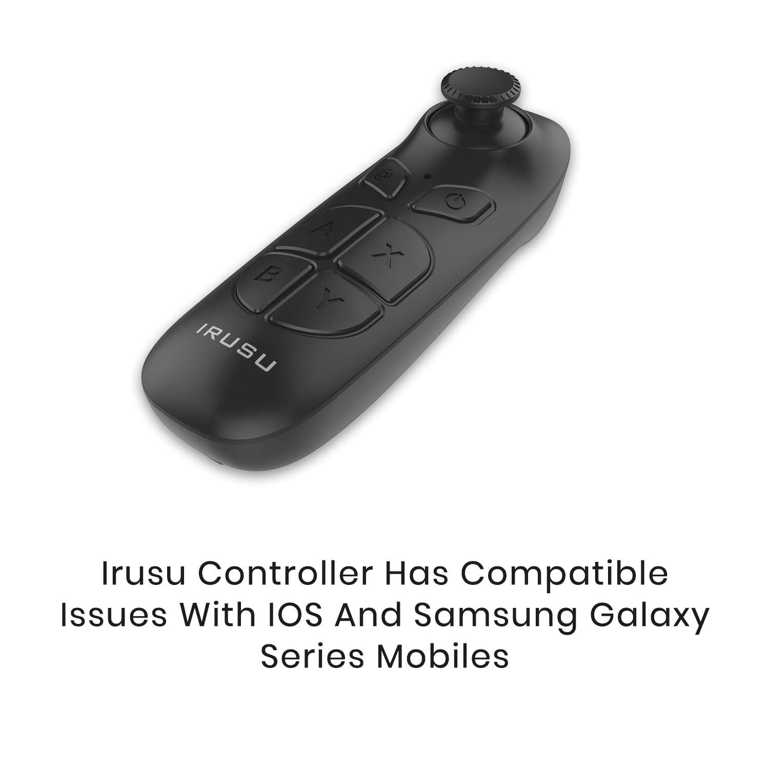 Irusu Monster VR Headset for Mobiles - Virtual Reality Glasses with 40 MM HD Lens,Built in Touch Button and Controller for Learning | Gaming | Watching Movies | Virtual Experiences