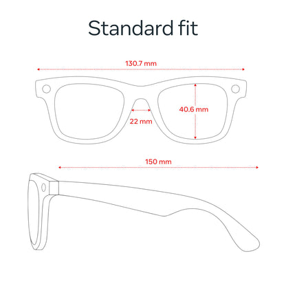 Ray-Ban Meta (Gen 2), Wayfarer, Matte Black | Smart AI Glasses for Men, Women — 2X Battery Life — 3K Ultra HD Resolution — 12 MP Ultra-Wide Camera, Audio, Video — Transitions® Grey Lenses