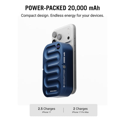 DailyObjects Loop Qi2-Certified 10000 mAh Fast Charging MagSafe-Compatible Wireless Aluminium Power Bank - Black Compatible with iPhone 16, 15,14,13,12 Series | Multi-Layer chipset for Protection