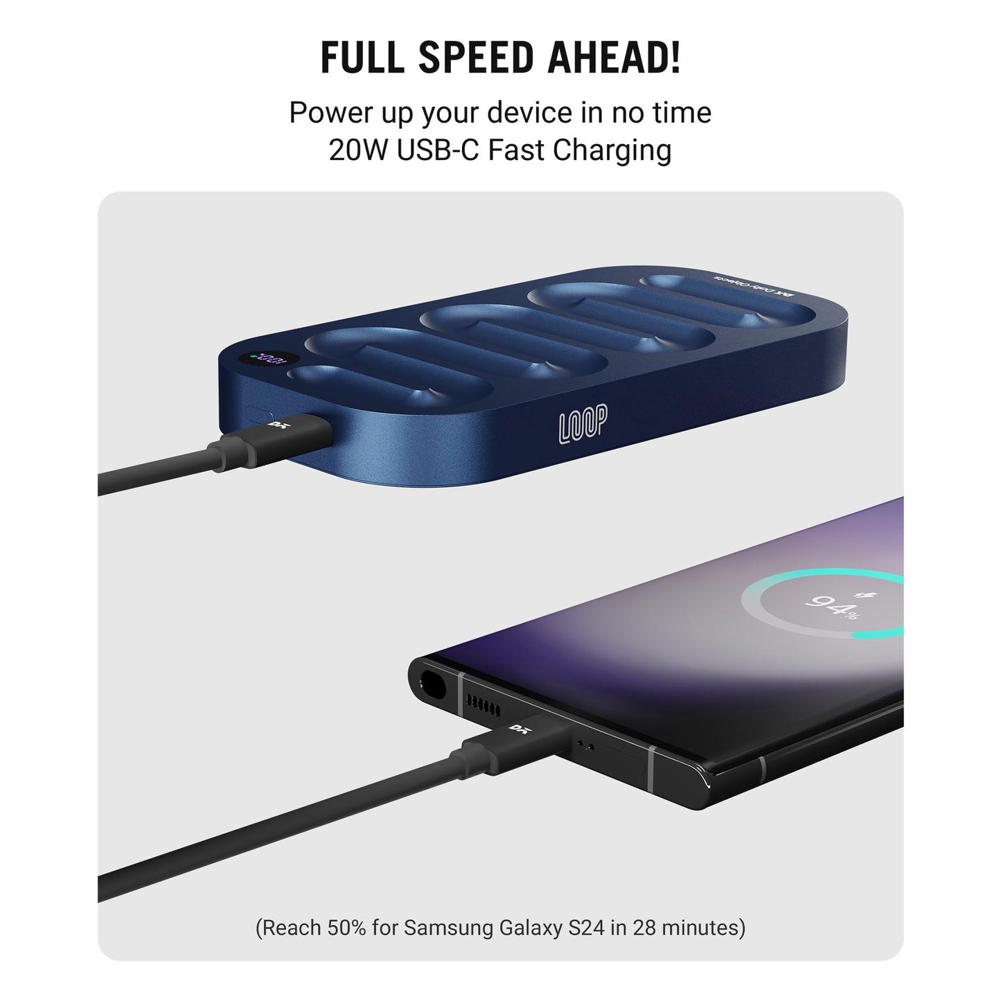 DailyObjects Loop Qi2-Certified 10000 mAh Fast Charging MagSafe-Compatible Wireless Aluminium Power Bank - Black Compatible with iPhone 16, 15,14,13,12 Series | Multi-Layer chipset for Protection