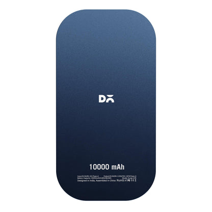DailyObjects Loop Qi2-Certified 10000 mAh Fast Charging MagSafe-Compatible Wireless Aluminium Power Bank - Black Compatible with iPhone 16, 15,14,13,12 Series | Multi-Layer chipset for Protection